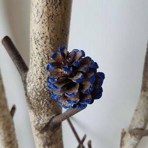 Glittered Pinecones
